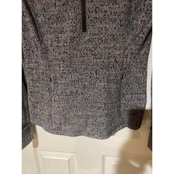 LULULEMON Womens Size: 8 Run Swiftly Long Sleeve 1/2 Zip Top - Picture 5 of 8